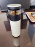 KOKUUN日本品牌茶水分離杯保溫杯子男女茶杯水杯泡茶杯陶瓷內(nèi)膽大容量 月影白 520ml 曬單實(shí)拍圖