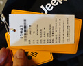吉普（JEEP）長(cháng)袖T恤男春秋季寬松休閑polo領(lǐng)打底衫男士衣服男裝 黑色 3XL  曬單實(shí)拍圖
