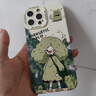 圣圖朗膚感元氣少女16適用iPhone15promax蘋(píng)果14plus手機殼17液態(tài)硅膠13植絨11女高級感全包12防摔保護套 元氣少女-古董白 iPhone 13 Pro Max 曬單實(shí)拍圖