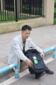 森馬（Semir）雙肩包男史努比系列24學(xué)院風(fēng)情侶背包大容量電腦包書(shū)包開(kāi)學(xué)新學(xué)期 黑綠色調00394 均碼 曬單實(shí)拍圖