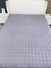 DEATKN德國(guó)防水隔尿床護(hù)墊大尺寸家用整床嬰兒童成人可水洗床墊軟墊隔臟 曲線格防水天空灰 宿舍床：80*190單床墊 曬單實(shí)拍圖