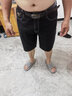真維斯（Jeanswest）夏季薄款男裝五分褲牛仔短褲2025男士新款外穿休閑彈力中褲子男款 331黑色+331藍灰 36 曬單實(shí)拍圖