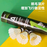 得力(deli)鵝毛比賽訓練耐打型室內外穩定飛行羽毛球 經(jīng)濟款6只裝 曬單實(shí)拍圖