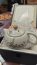 石茗堂米黃汝窯玉蘭花西施壺陶瓷功夫茶具家用開(kāi)片可養小茶壺泡茶器茶壺 仿宋汝窯·黃汝玉蘭花西施壺 曬單實(shí)拍圖