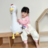 G.DUCKKIDS小黃鴨兒童睡衣女童連體家居服春秋薄款長(cháng)袖防踢睡袋女孩純棉空調 兔子羊毛拉架-粉色giegsco 100 建議2~3歲【 90-100cm】cm 曬單實(shí)拍圖