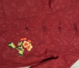 俞兆林中老年女裝紅色外套媽媽夾克風(fēng)衣老年人衣服 Y243U3019 曬單實(shí)拍圖