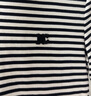 MO&Co.短袖T恤黑白條紋MC刺繡短款正肩圓領(lǐng)彈力棉質(zhì)上衣摩安珂 黑白條色-第2批 建議和客服確認尺碼哦 S 160 建議和客服確認尺碼哦 曬單實(shí)拍圖