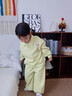 follow me兒童衛衣套裝秋裝2025新款男女寶寶卡通衛衣褲子秋季嬰幼兒衣 奶油黃綠色 73 默認尺碼10 曬單實(shí)拍圖