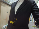 櫻芭妮西裝外套女職業(yè)裝套裝春秋季修身新款OL商務(wù)面試工作服正裝小西服 黑西裝+白襯衫+褲（有袋蓋） M （建議90-99斤） 曬單實(shí)拍圖