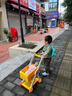 9i9寶寶防走失背包防走丟牽引繩溜娃繩幼兒園雙肩包書(shū)包兩用A29恐龍 曬單實(shí)拍圖