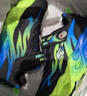 Skechers斯凱奇童鞋男童閃燈鞋秋季休閑運(yùn)動鞋兒童鞋開關(guān)發(fā)光潮鞋400103L 黑色/藍(lán)色/檸檬色/BBLM 32 曬單實(shí)拍圖