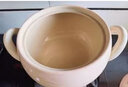 彩冠砂鍋日式砂鍋家用燉湯煲湯鍋金烏燒砂鍋陶瓷沙鍋燃?xì)怆娞諣t用 3852-（2-4人）湯鍋粉色梅花 2.5L 曬單實(shí)拍圖
