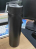 UOSO德國保溫杯小學(xué)生上學(xué)專(zhuān)用戶(hù)外運動(dòng)便攜式大容量316不銹鋼保溫杯 睿智黑 1000ml 【新一代】 一鍵開(kāi)蓋-316材質(zhì) 曬單實(shí)拍圖