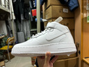 耐克空軍一號男子透氣運動(dòng)鞋冬季膠底NIKE AIR FORCE 1 CW2289 111白色/白色 41 曬單實(shí)拍圖