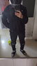 WODEPUS KISS秋冬季防風(fēng)戶(hù)外摩托車(chē)騎行服套裝沖鋒衣加絨機車(chē)賽車(chē)男女防水耐磨 加絨防水款 黑色 175(135-150斤) 曬單實(shí)拍圖