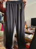 筱質(zhì)磐春秋厚款中年女士媽媽褲子休閑褲長(cháng)褲松緊腰高彈力寬松直筒褲女 春秋款【黑色】 2XL 體重110-125斤穿 曬單實(shí)拍圖