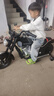 聚樂(lè )童兒童摩托車(chē)男女孩可坐人兩輪電動(dòng)摩托暴風(fēng)哈雷騎士摩托小孩摩托車(chē) 黑色+手擰油門(mén)+碟剎+充氣輪+高速無(wú)刷電機+24V電瓶 曬單實(shí)拍圖