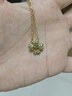 施華洛世奇（SWAROVSKI）新品Idyllia幸運(yùn)四葉草造型項(xiàng)鏈美拉德風(fēng)格生日38女神節(jié)禮物送女 綠色 5671144 曬單實(shí)拍圖