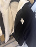WHIM NASA男士棉服羊羔絨外套男冬季加絨棉衣寬松短款羽棉襖絨服百搭潮男裝 米白色 XL 曬單實(shí)拍圖