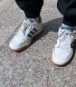 adidas ENTRAP休闲运动板鞋小白鞋少年感复古篮球鞋男子阿迪达斯 白/蓝绿 40 实拍图