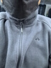 拓路者抓絨衣男戶(hù)外保暖秋冬搖粒絨內膽立領(lǐng)防風(fēng)跑步開(kāi)衫外套 碳灰 XL  曬單實(shí)拍圖