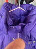 雅鹿2025新款兒童羽絨服中長(cháng)款加厚男童女童大童寶寶學(xué)生冬季洋氣外套 紫色 120cm 曬單實(shí)拍圖