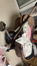 ANGI BABY嬰兒推車(chē)可坐可躺嬰兒車(chē)輕便折疊新生兒減震高景觀(guān)雙向兒童手推車(chē) 輕奢香檳金【一鍵收車(chē)+四輪EVA】 曬單實(shí)拍圖
