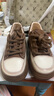 TLOUU時(shí)尚女鞋2025新款頭層牛皮軟底單鞋女百搭厚底休閑鞋透氣運動(dòng)板鞋 棕色 35 曬單實(shí)拍圖