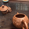 璽翰雅（ROYHOYE）宜興紫砂壺龍騰盛世一粒珠壺360cc原礦黑朱泥名家國(guó)正高工周小明 朱泥 340ml 曬單實(shí)拍圖