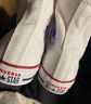 匡威（Converse）勝道運(yùn)動CONVERSE匡威 All Star 男女鞋經(jīng)典款高幫休閑情侶帆布鞋 101009 37 (235mm) 37/4.5 曬單實(shí)拍圖