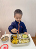 COOKSS飯盒316L不銹鋼餐盒上班族小學(xué)生保溫飯盒可微波爐5分格餐盤(pán) 曬單實(shí)拍圖