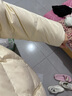 波司登（BOSIDENG）25新款芝芝暖陽(yáng)羽絨服女短款90鵝絨商務(wù)脫卸帽保暖外套B250244192 松馳暖黃3451-趨勢推薦 L 170/92A 體重約140-150斤 曬單實(shí)拍圖