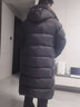 雅鹿極寒羽絨服女中長(zhǎng)款過(guò)膝2024新款情侶裝加厚石墨烯90白鴨絨外套男 18820黑色 2XL 推薦165-180斤 曬單實(shí)拍圖