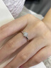 DRAGBOLL鉑金六爪莫桑鉆戒指純銀鉆戒紀(jì)念日求婚結(jié)婚婚戒送女友生日禮物 定制聯(lián)系客服 曬單實(shí)拍圖