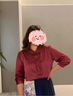 MsShe【重工釘珠緞面襯衫】大碼女裝2025秋裝胖mm通勤高級感上衣 波斯紅色現貨 2XL 曬單實(shí)拍圖