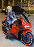 孩兒乖?xún)和妱?dòng)車(chē)摩托車(chē)大號寶寶玩具車(chē)可坐大人雙人3-17歲男女三輪摩托 4-13歲升級加大版+手轉加速白+閃光輪 曬單實(shí)拍圖