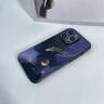 無垠境適用蘋果16promax手機(jī)殼限定紫皮紋浮雕iPhone14新國潮風(fēng)保護(hù)套全包防摔15plus創(chuàng)意后殼高級感 【金龍逐月】限定暗夜紫- 直邊皮紋 iphone14 pro 曬單實(shí)拍圖
