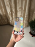 SUPER MOUSE高端手機殼適用蘋果15手機殼草莓熊iPhone14promax高級感ipone15奢華平果14pro動漫十四大孔攝像頭 【漸變紫丨松松環(huán)繞米妮】鐳射炫光殼 iPhone14 曬單實拍圖