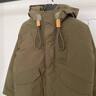 Lee dprre工裝羽絨服男2024新款連帽加厚款保暖防寒服冬季外套 軍綠LSD-236 (飽和充絨) M ( 90 -120斤左右) 曬單實拍圖