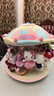 凱蒂貓（hellokitty）可愛(ài)旋轉娃屋毛絨掛件收納展示架棉花公仔禮物HelloKitty旋轉木馬 【12個(gè)掛鉤】馬卡龍旋轉娃屋【收藏加購送2個(gè)掛鉤】 中間高20CM | 直徑30CM 曬單實(shí)拍圖