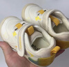 卡特兔嬰兒學步鞋秋季童鞋幼兒園小白鞋軟底寶寶室內鞋防滑小K盾機能鞋 米白黃 23 內長14.0cm  腳長13.0-13.5 曬單實拍圖