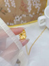 老鳳祥黃金項(xiàng)鏈女足金999四葉草吊墜結(jié)婚情人節(jié)送女友老婆媽媽生日禮物 足金吊墜（金重約1.8g）*贈(zèng)鍍金銀鏈【經(jīng)典品牌禮盒】 曬單實(shí)拍圖