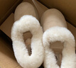 UGG秋季女士時(shí)尚舒適茸茸毛圈口平底休閑樂(lè )福鞋懶人毛毛鞋1119002 SAN | 沙色 38 曬單實(shí)拍圖