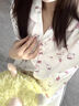 JIOESCHellokitty睡衣女可外穿春秋季長(cháng)袖兩件套可愛(ài)卡通2025新款家居服 可愛(ài)kitty貓【長(cháng)袖套裝】 XL 【120-140斤】 曬單實(shí)拍圖
