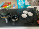 石間說 天然整塊烏金石茶盤手工立體雕刻家用簡約茶臺(tái)新中式茶盤原創(chuàng) 山寺禪院【烏金石】80*35*3CM 曬單實(shí)拍圖