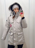 加拿大鵝（Canada Goose）Expedition 女士派克大衣戶(hù)外休閑外套大鵝羽絨服 2051W 432 石灰色 M 曬單實(shí)拍圖