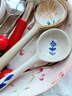 全適日式陶瓷小勺子家用湯勺調(diào)羹湯匙分餐勺拉面勺粥勺飯勺甜品勺2個 曬單實拍圖