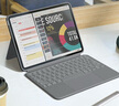 羅技（Logitech）隨行系列 Combo Touch iPad鍵盤(pán)保護套 適配 iPad Air (M2)、iPad Air第五代 牛津灰 曬單實(shí)拍圖