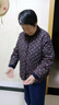啄木鳥(niǎo)（TUCANO）中老年女裝夾棉外套春秋新款時(shí)尚媽媽裝休閑薄款棉衣奶奶輕薄棉服 藏青色 4XL 建議135-150斤 曬單實(shí)拍圖