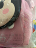 迪士尼（Disney）幼兒園書(shū)包女孩兒可愛(ài)3歲6寶寶超輕女童小班小朋友入園兒童小書(shū)包 草莓熊蘑菇包【送公仔+掛飾】1-6歲 曬單實(shí)拍圖